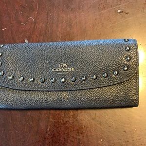 Coach leather wallet